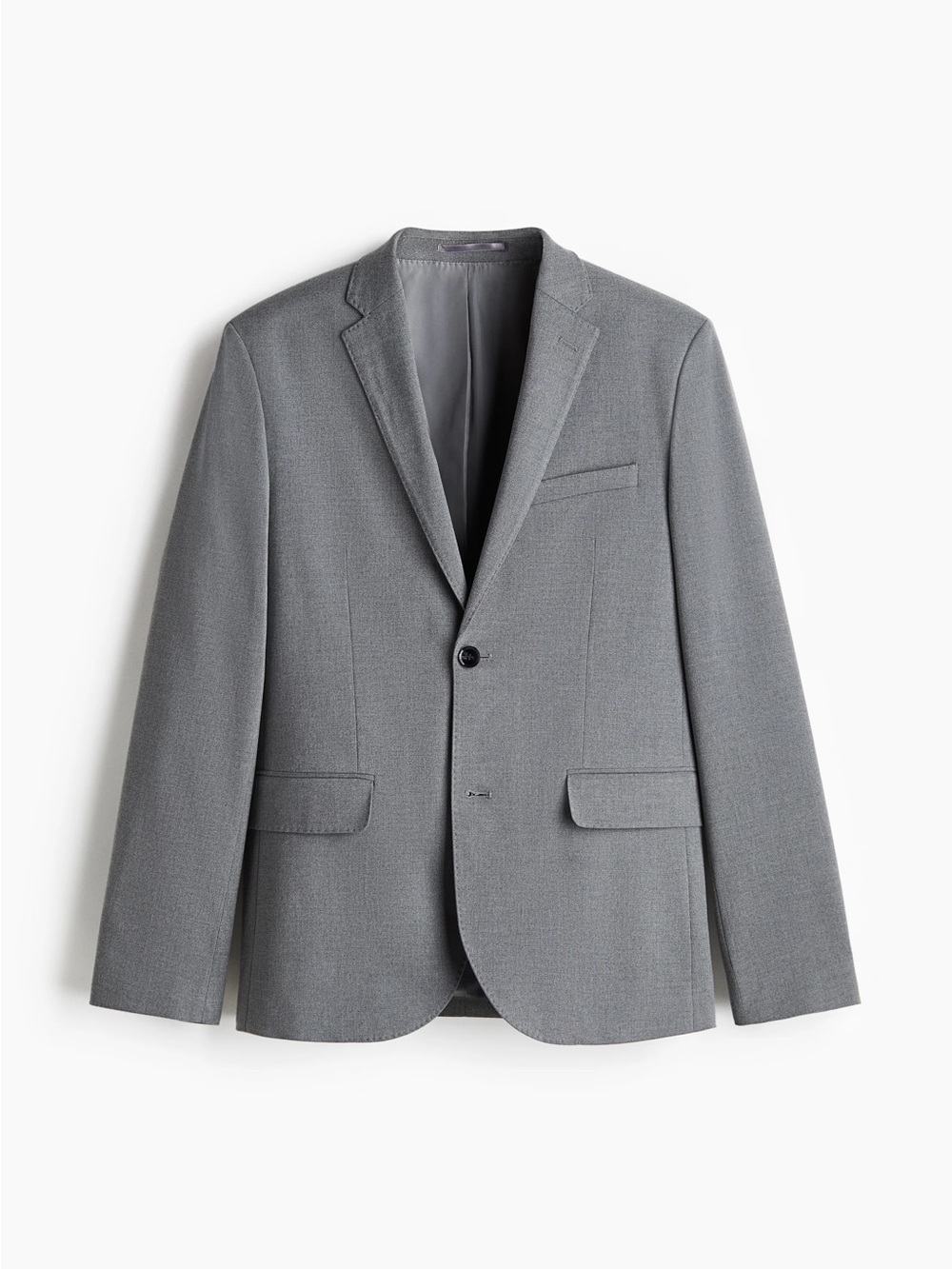 RW&CO Men's Gray Solid Classic-Fit Blazer Sport Coat Suit Jacket Size 38